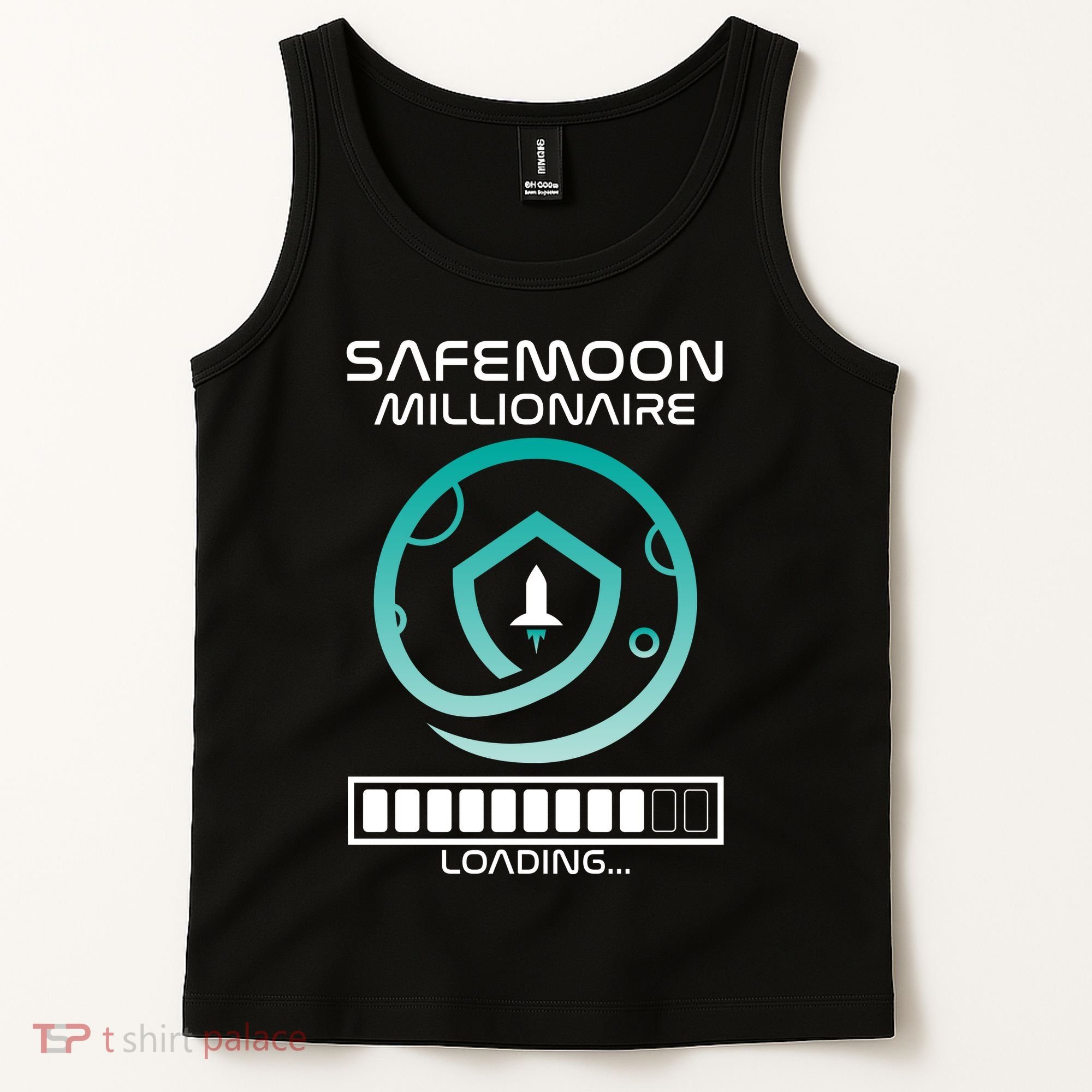 Safemoon Cryptocurrency Millionaire Loading Bar Tank Top