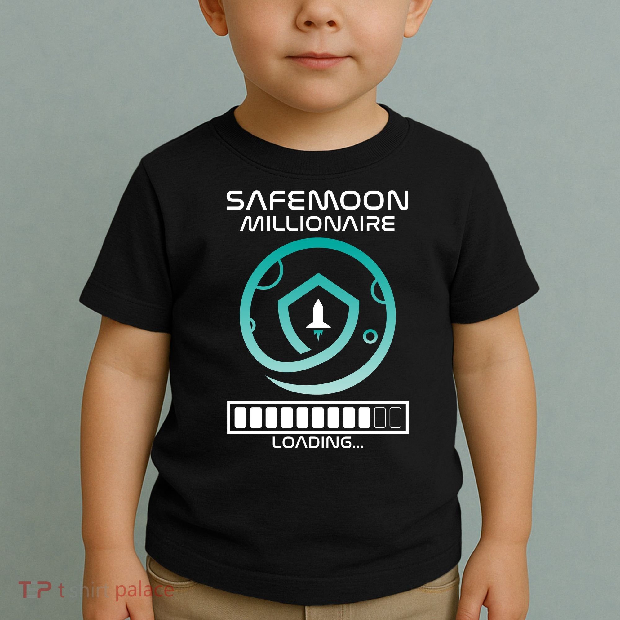 Safemoon Cryptocurrency Millionaire Loading Bar Toddler T-Shirt