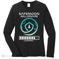 Safemoon Cryptocurrency Millionaire Loading Bar Women's Long Sleeve Shirt thumb 0