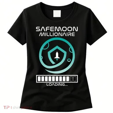Safemoon Cryptocurrency Millionaire Loading Bar Women's T-Shirt