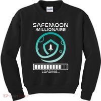 Safemoon Cryptocurrency Millionaire Loading Bar Kids Sweatshirt thumb 0