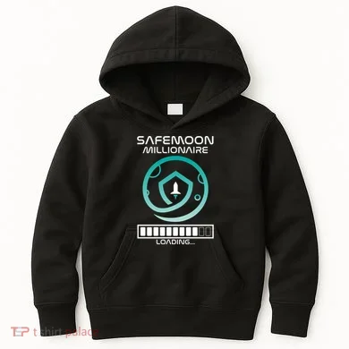 Safemoon Cryptocurrency Millionaire Loading Bar Kids Hoodie