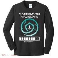 Safemoon Cryptocurrency Millionaire Loading Bar Kids Long Sleeve Shirt thumb 0