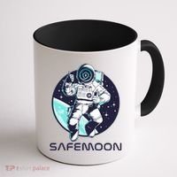 Safemoon Cryptocurrency Space Astronaut Coffee Mug thumb 1
