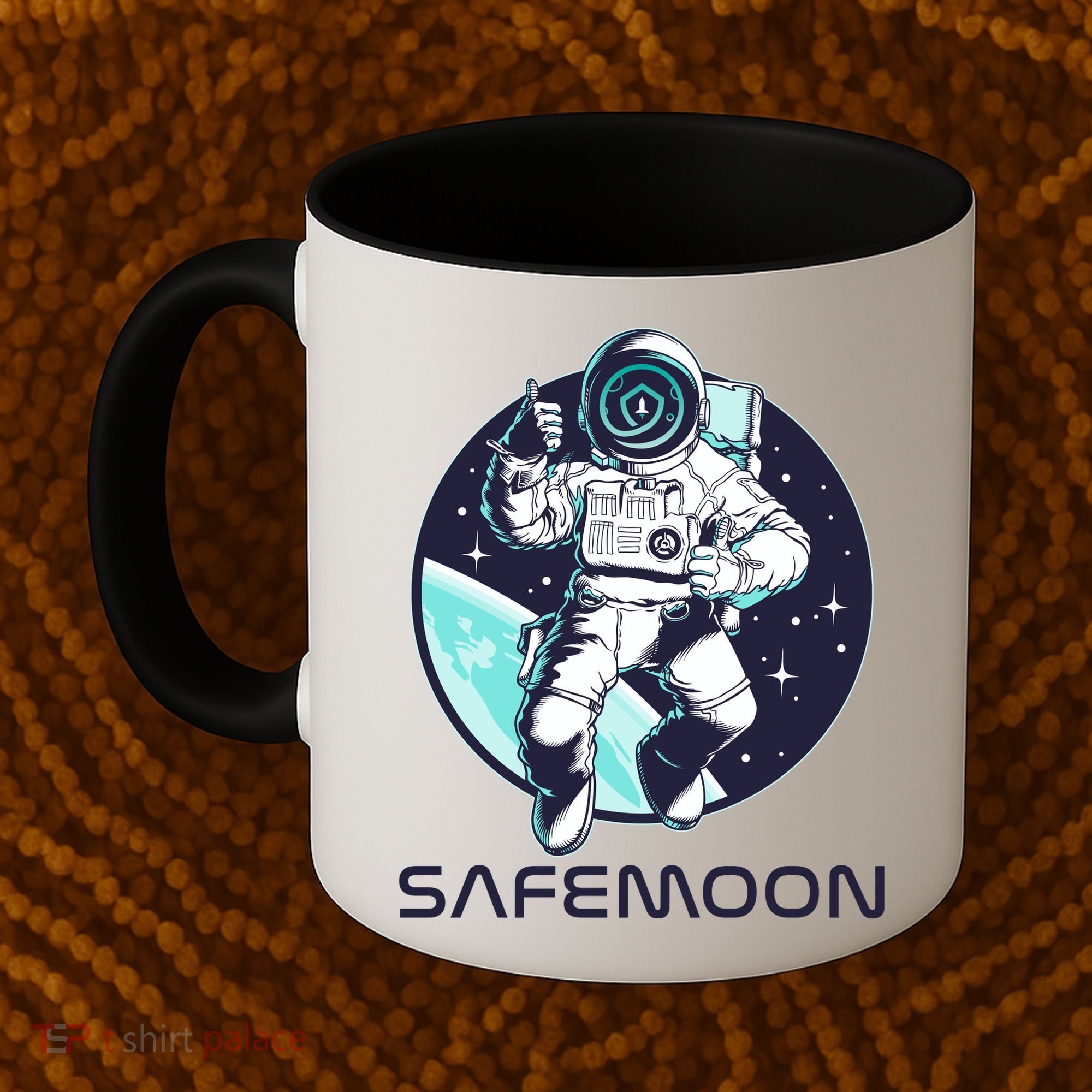 Safemoon Cryptocurrency Space Astronaut Coffee Mug