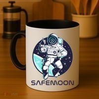 Safemoon Cryptocurrency Space Astronaut Coffee Mug thumb 4