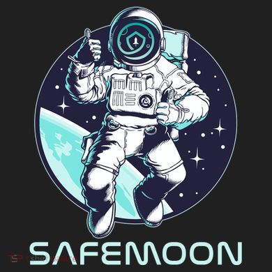 Safemoon Cryptocurrency Space Astronaut Sport-Tek Posi-UV Pro Polo
