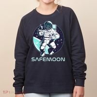 Safemoon Cryptocurrency Space Astronaut Women's Sweatshirt thumb 0