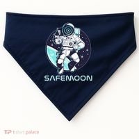 Safemoon Cryptocurrency Space Astronaut USA-Made Doggie Bandana thumb 0
