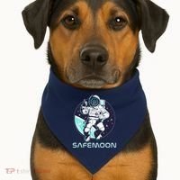 Safemoon Cryptocurrency Space Astronaut USA-Made Doggie Bandana thumb 1