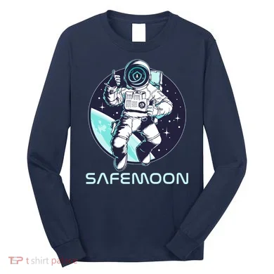 Safemoon Cryptocurrency Space Astronaut Long Sleeve Shirt