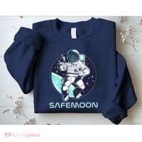 Safemoon Cryptocurrency Space Astronaut Sweatshirt thumb 2