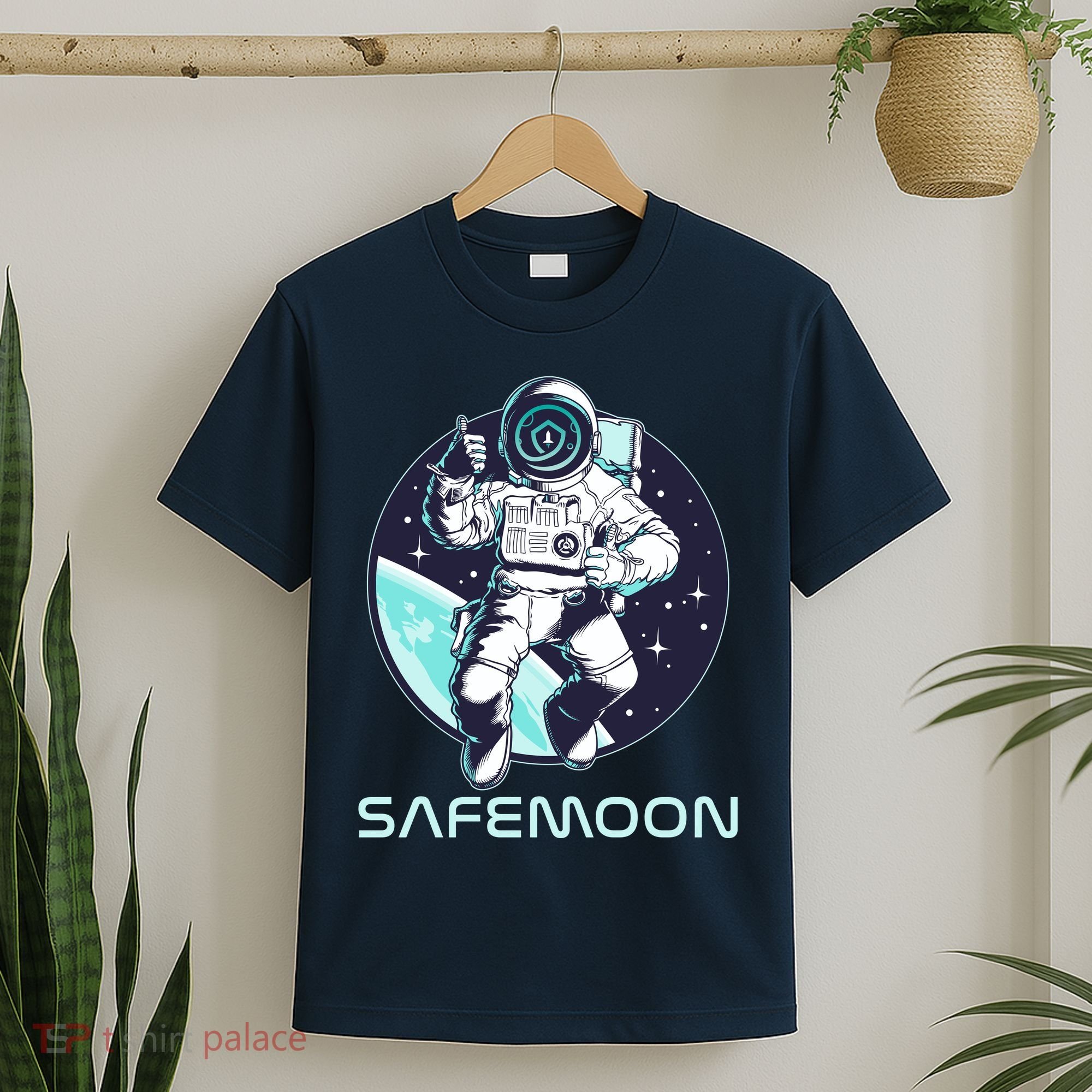 Safemoon Cryptocurrency Space Astronaut T-Shirt