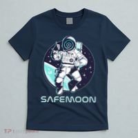 Safemoon Cryptocurrency Space Astronaut T-Shirt thumb 5