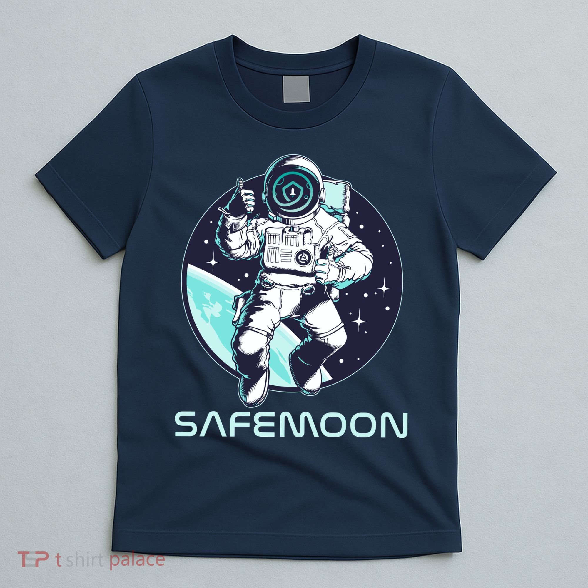 Safemoon Cryptocurrency Space Astronaut T-Shirt