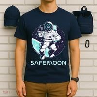 Safemoon Cryptocurrency Space Astronaut T-Shirt thumb 6