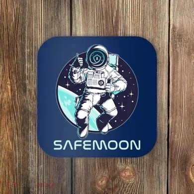 Safemoon Cryptocurrency Space Astronaut Coaster