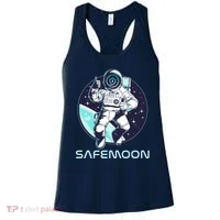 Safemoon Cryptocurrency Space Astronaut Women's Tank Top thumb 0