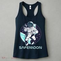 Safemoon Cryptocurrency Space Astronaut Women's Tank Top thumb 3