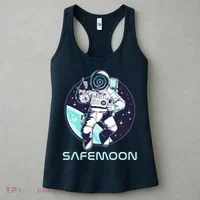 Safemoon Cryptocurrency Space Astronaut Women's Tank Top thumb 3
