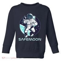 Safemoon Cryptocurrency Space Astronaut Toddler Sweatshirt thumb 0