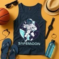 Safemoon Cryptocurrency Space Astronaut Tank Top thumb 4