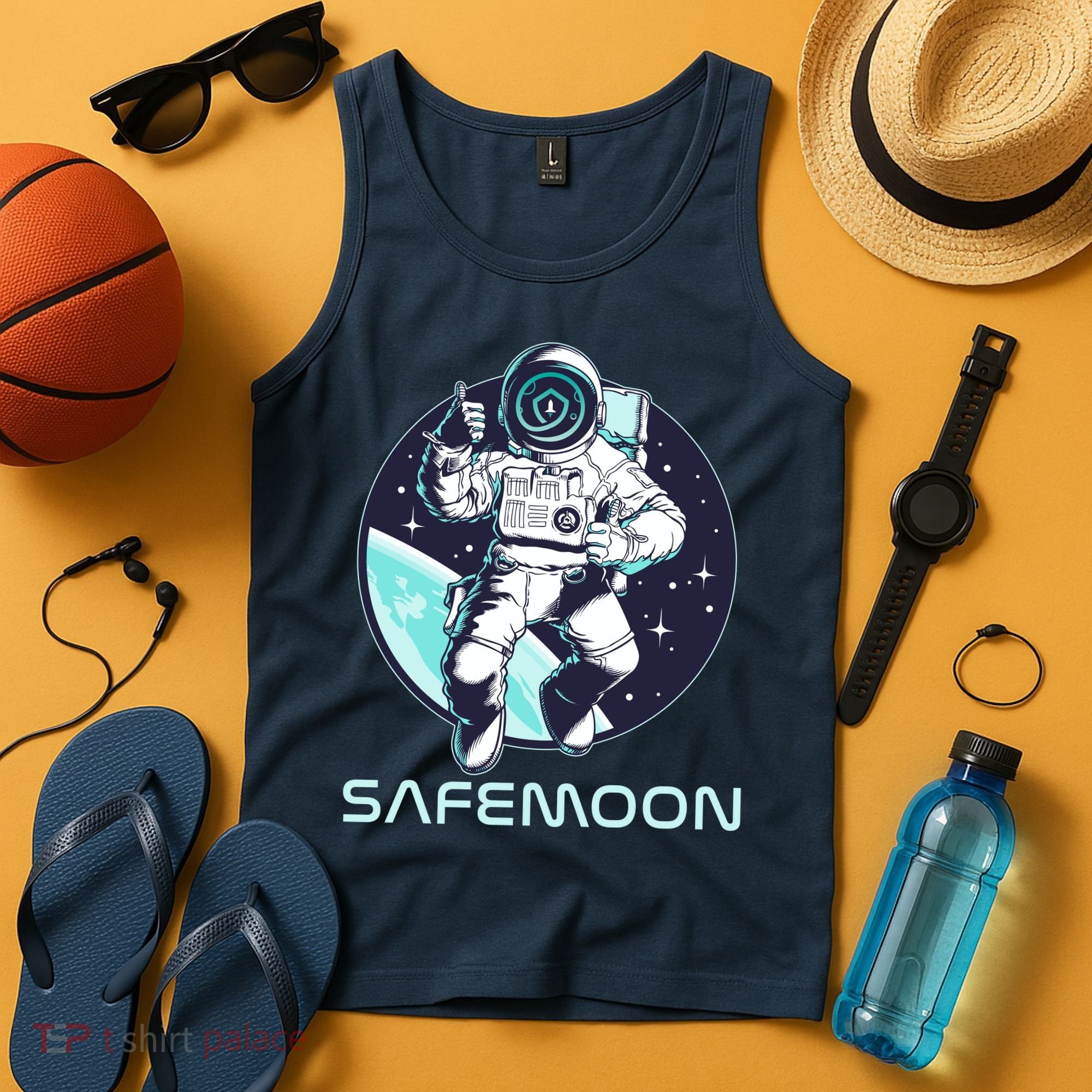 Safemoon Cryptocurrency Space Astronaut Tank Top