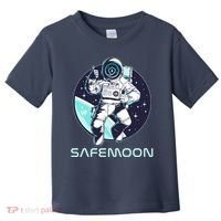 Safemoon Cryptocurrency Space Astronaut Toddler T-Shirt thumb 0