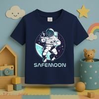 Safemoon Cryptocurrency Space Astronaut Toddler T-Shirt thumb 3