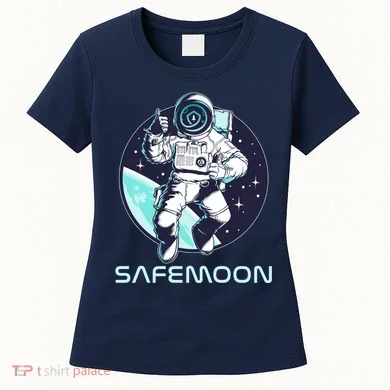 Safemoon Cryptocurrency Space Astronaut Women's T-Shirt