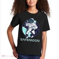 Safemoon Cryptocurrency Space Astronaut Kids T-Shirt thumb 2