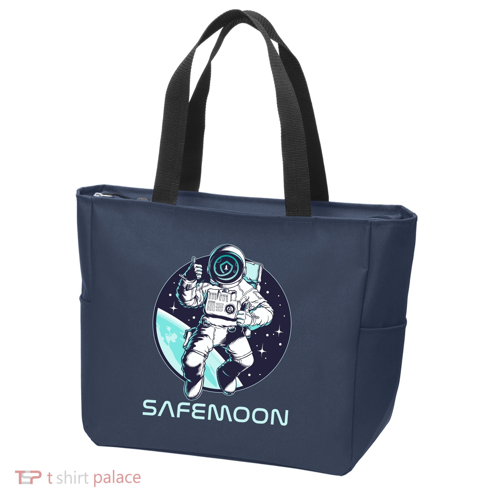 Safemoon Cryptocurrency Space Astronaut Tote Bag