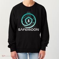 Safemoon Cryptocurrency Space Grid Women's Sweatshirt thumb 0
