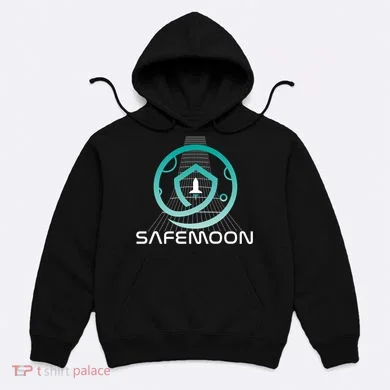Safemoon Cryptocurrency Space Grid Hoodie