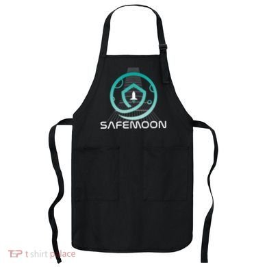 Safemoon Cryptocurrency Space Grid Apron