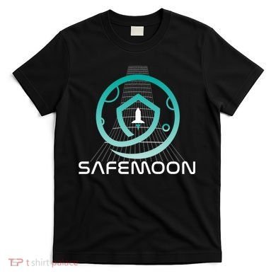 Safemoon Cryptocurrency Space Grid T-Shirt