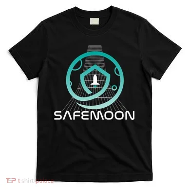Safemoon Cryptocurrency Space Grid T-Shirt