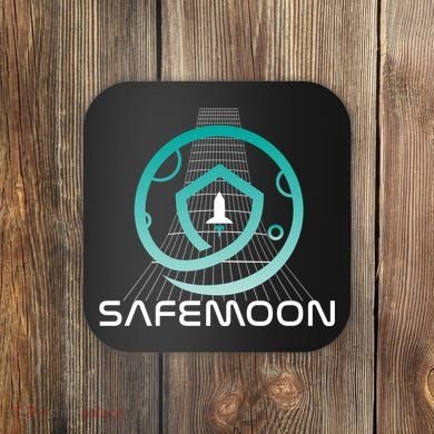 Safemoon Cryptocurrency Space Grid Coaster