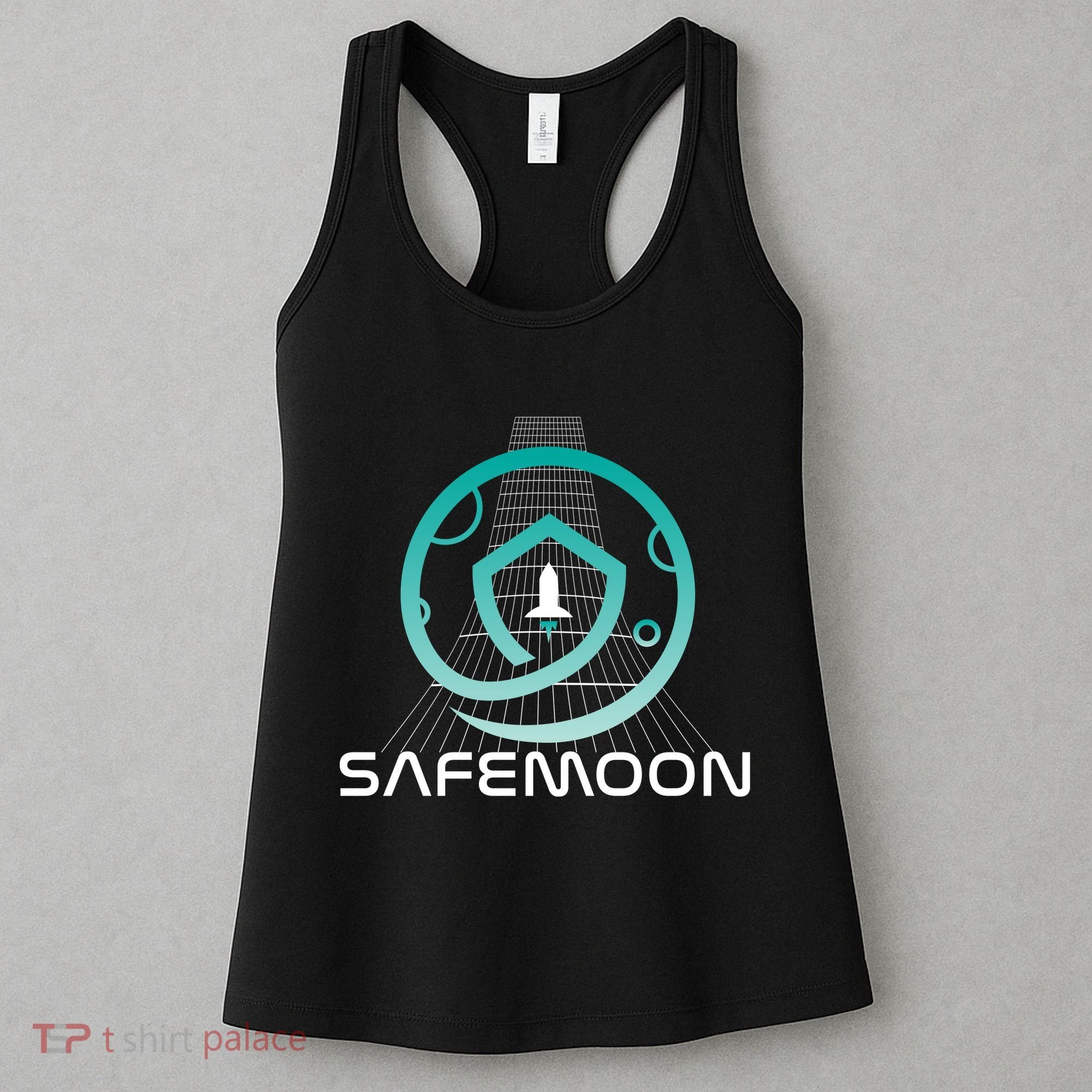 Safemoon Cryptocurrency Space Grid Women's Tank Top