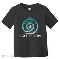 Safemoon Cryptocurrency Space Grid Toddler T-Shirt thumb 0