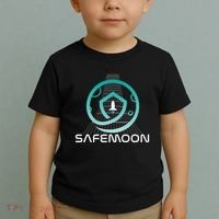 Safemoon Cryptocurrency Space Grid Toddler T-Shirt thumb 2