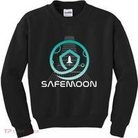 Safemoon Cryptocurrency Space Grid Kids Sweatshirt thumb 0
