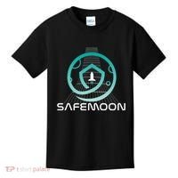 Safemoon Cryptocurrency Space Grid Kids T-Shirt thumb 0