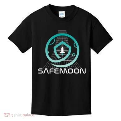 Safemoon Cryptocurrency Space Grid Kids T-Shirt