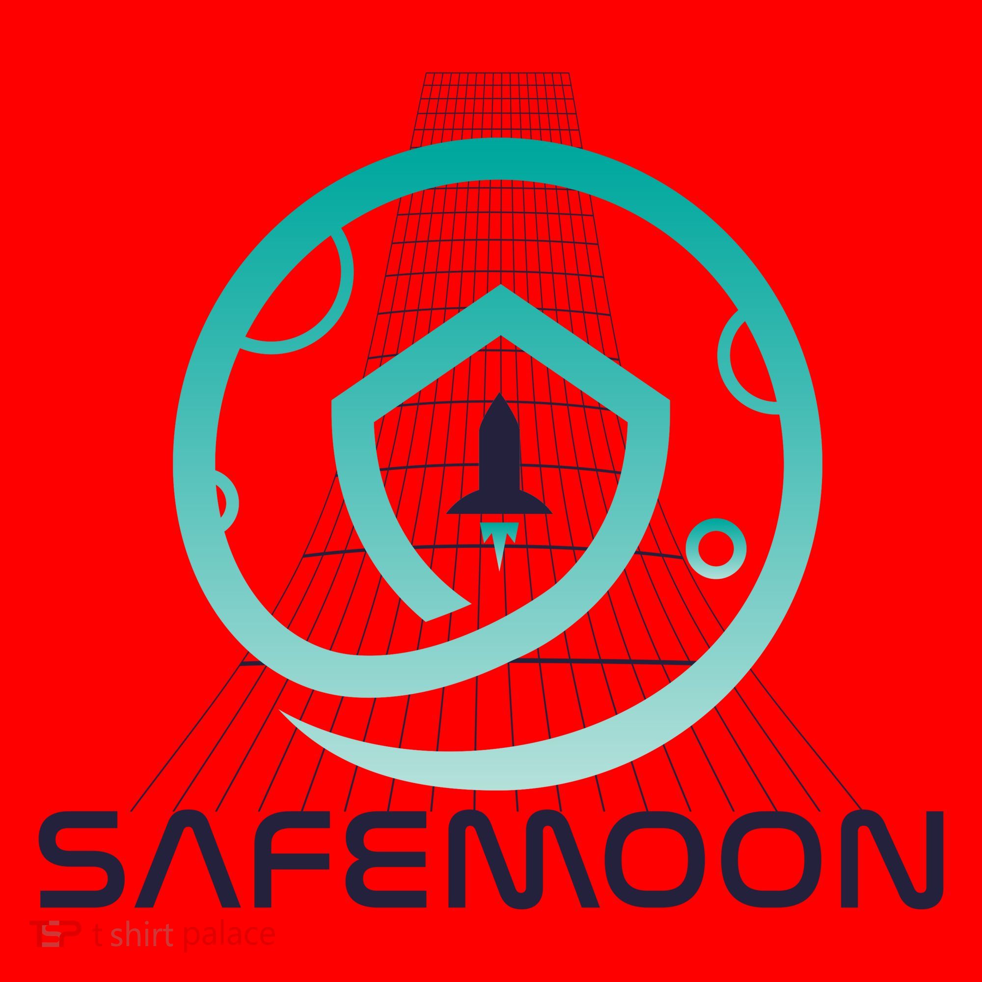 Safemoon Cryptocurrency Space Grid Santa Hat