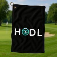 SafeMoon HODL Crypto Hold Currency Golf Towel thumb 1