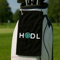 SafeMoon HODL Crypto Hold Currency Golf Towel thumb 2