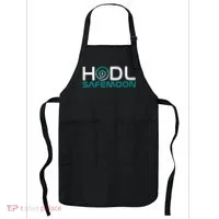 Safemoon HODL Cryptocurrency Logo Apron thumb 0