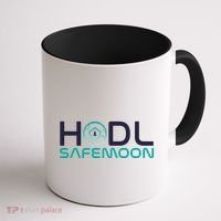 Safemoon HODL Cryptocurrency Logo Coffee Mug thumb 1