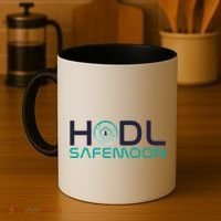 Safemoon HODL Cryptocurrency Logo Coffee Mug thumb 4